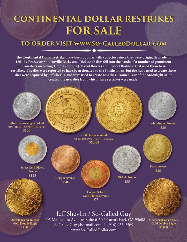 CONTINENTAL DOLLAR RESTRIKE - COPPER