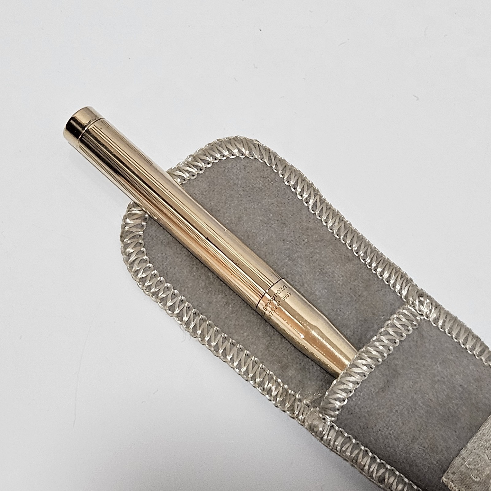 Genuine Georg Jensen 14k Gold Filled Over Sterling Vtg. Charcoal Artist's Pencil