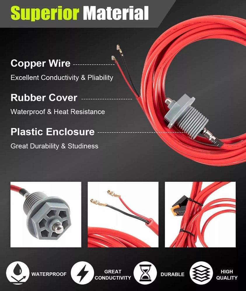 for Jacuzzi Sundance Spa Temperature Sensor Curled Finger Temp Sensor #6600-166