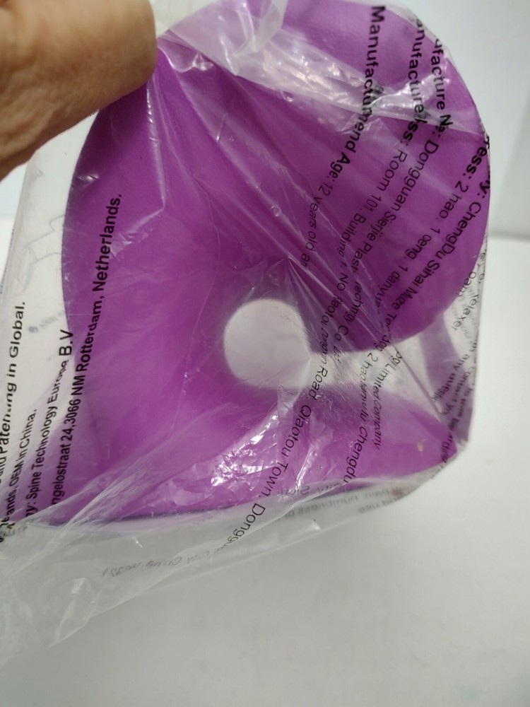 RESTCLOUD C-shaped Neck Stretch Shoulder Relaxer Cervical Traction Device Purple