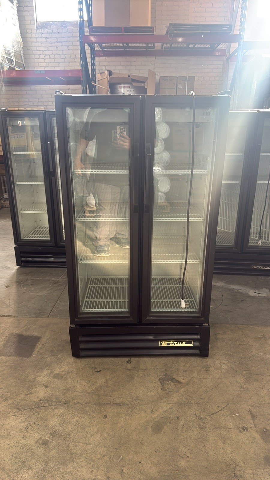 Commercial Refrigerator Glass Door Beverage Display Merchandiser