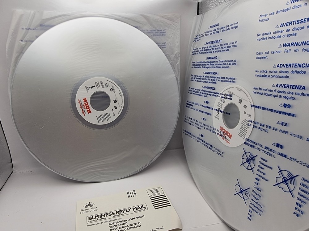 The Rock Widescreen PAL Laser Disk