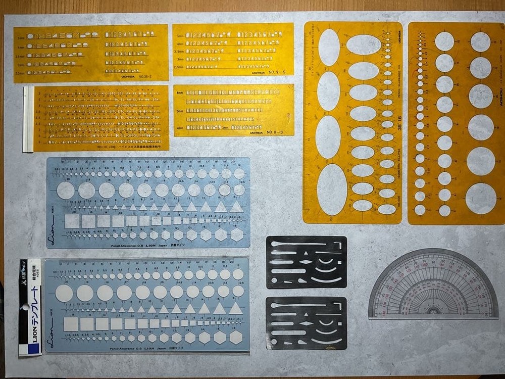 drafting template set #ef4e37