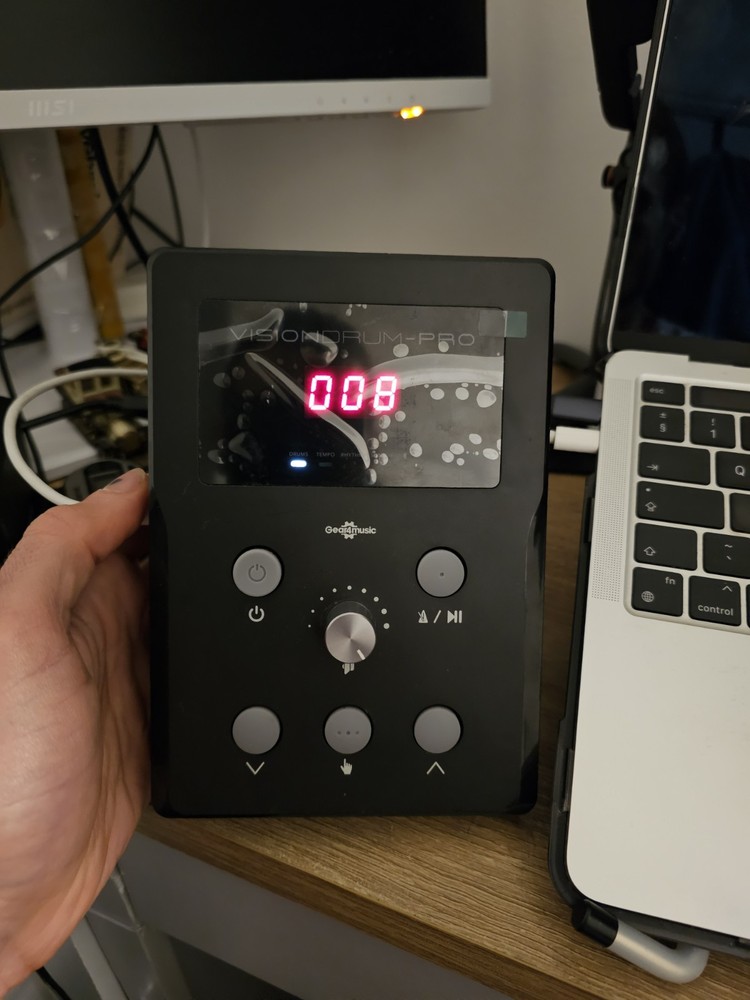 VISIONDRUM Pro Compact Mesh Electronic Drum Controller Unit