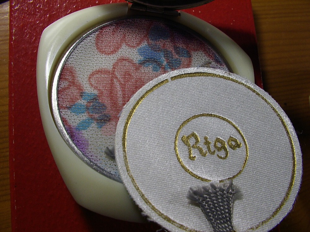 LATVIA POWDER BOX "RIGA"(Blue) (AR)