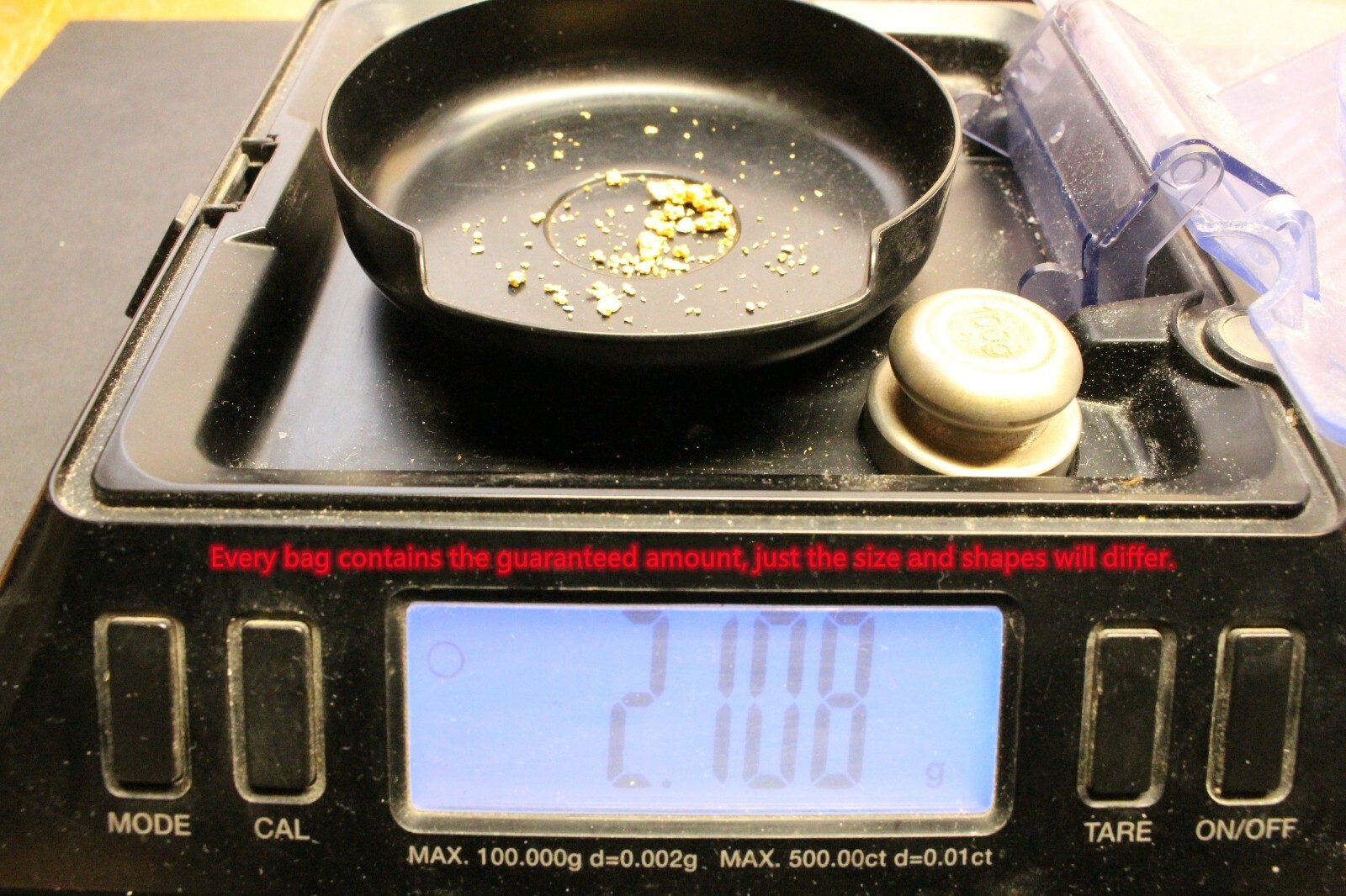 Gold paydirt guaranteed to contain at least 2 Grams Gold free shipping