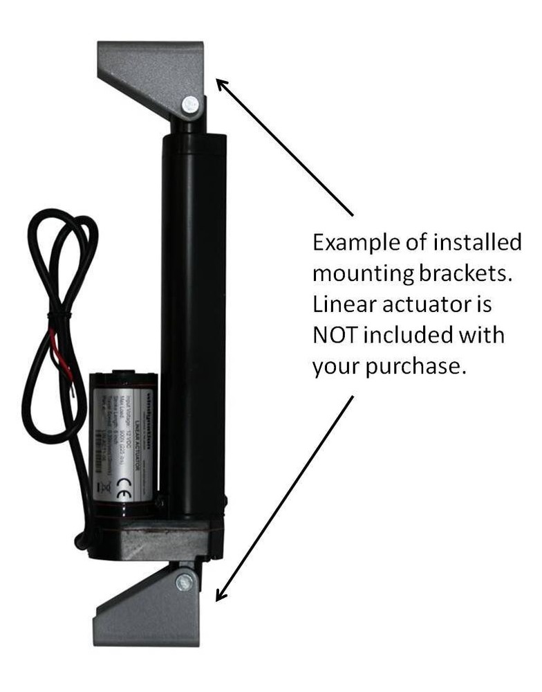 WindyNation Linear Actuator Mounting Brackets