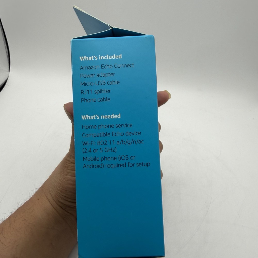 Amazon Echo Connect Speakerphone Adapter – Open Box/New - Alexa Compatible