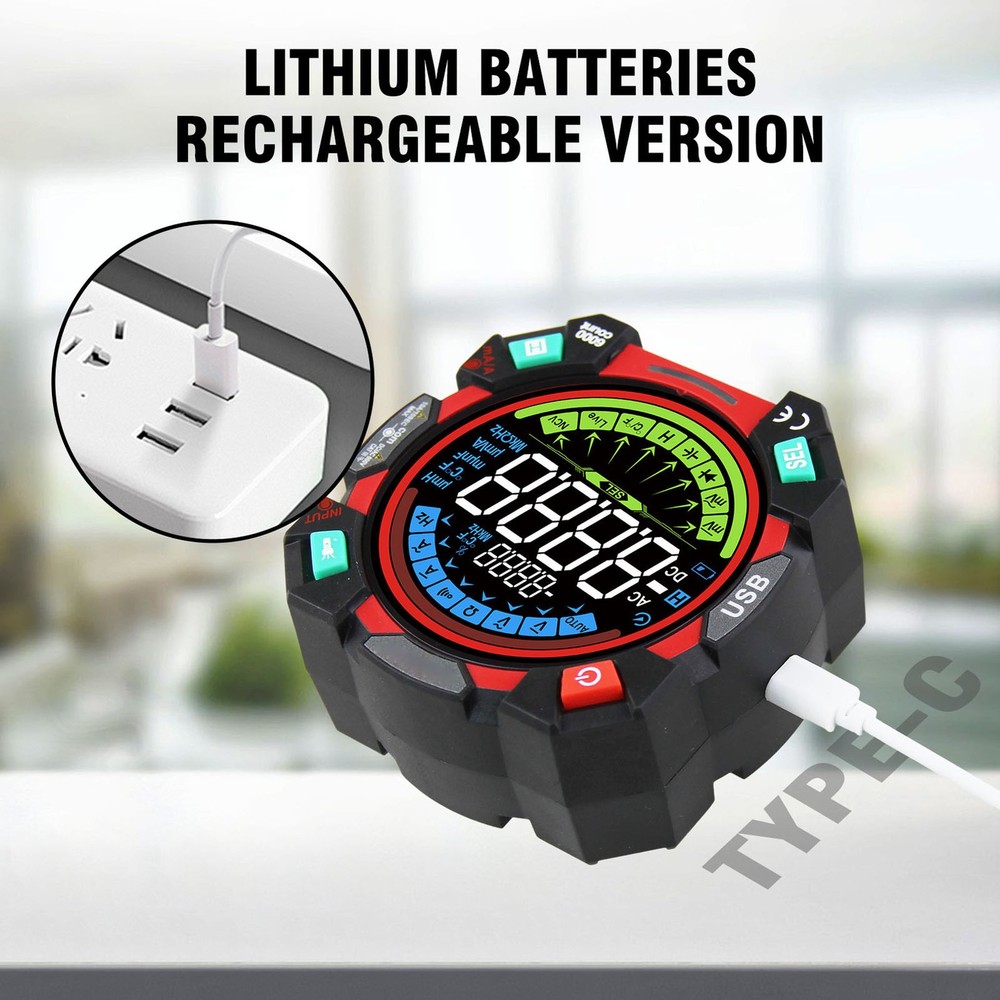 6000 Counts TRMS Multimeter For Accurate Electrical Diagnostics