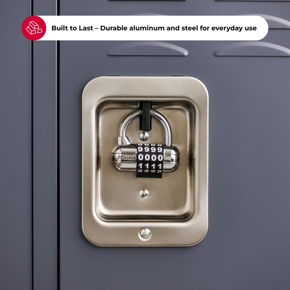 Set Your Own Combination Padlock, Gym Locker Locks with Code for Securing Indoor