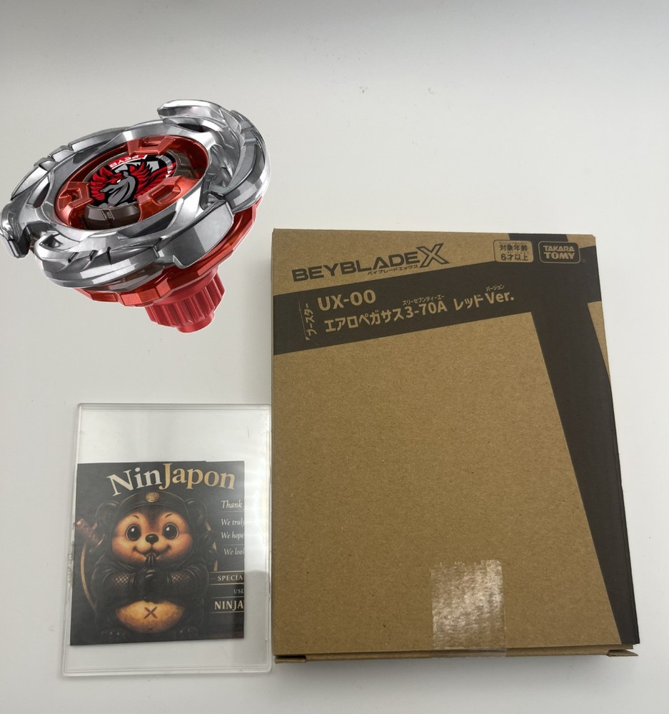 [1 Day Ship] Beyblade X UX-00 Aero Pegasus 3-70A RED version Takara Tomy