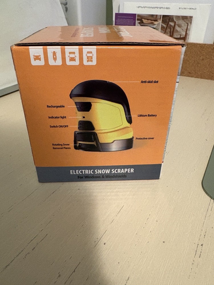 Electric Snow Scraper For Windows And Windshields