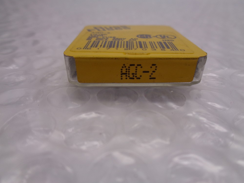 BUSSMANN AGC-2 FUSE PKG 0F 5 NSMP.