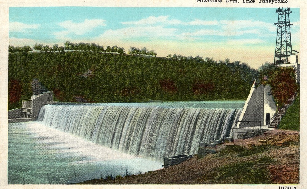 POWERSITE DAM, LAKE TANEYCOMO - PC1738