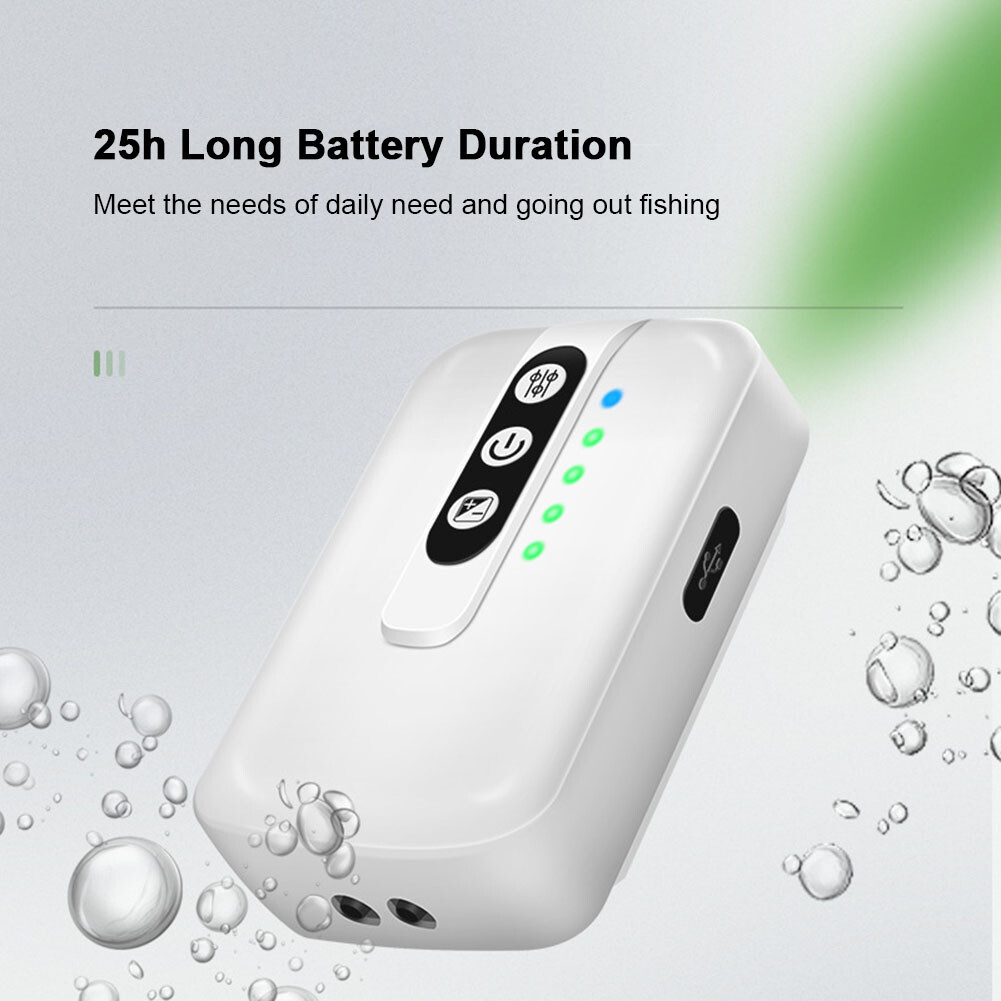 Rechargeable Portable Rechargeable Air pump aquarium fish tank Oxygen Pump New