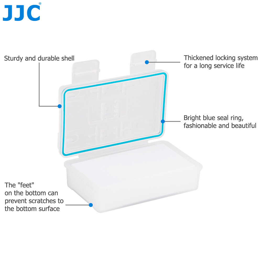 Camera Battery Case Memory Card Holder Storage Box for SD SDHC SDXC Micro SD TF