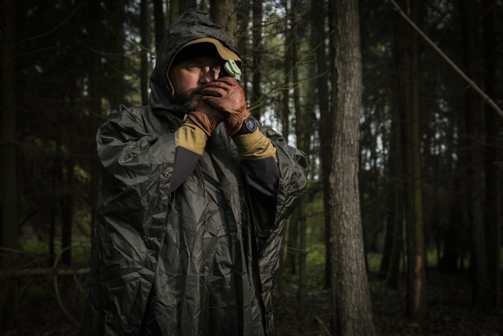 HELIKON-TEX PONCHO U.S. Army WATERPROOF Rain Jacket Survival TARP Military