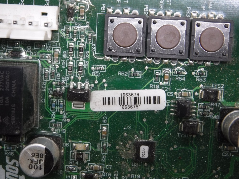 Source 1 1663679 Control Circuit Board 663678