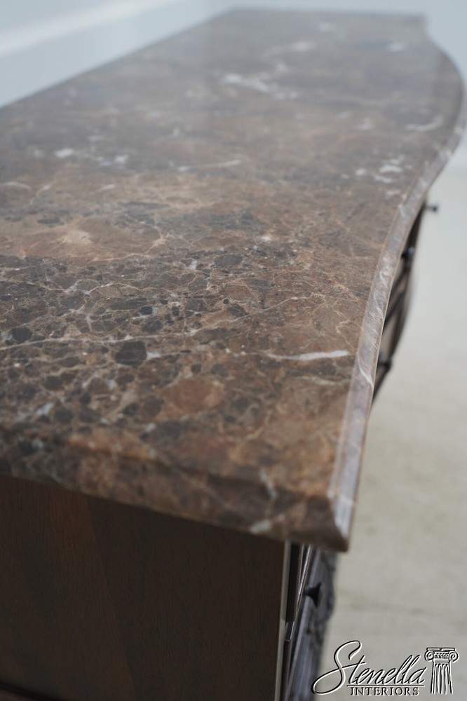 F65537EC: DREXEL Covington Park Marble Top Sideboard