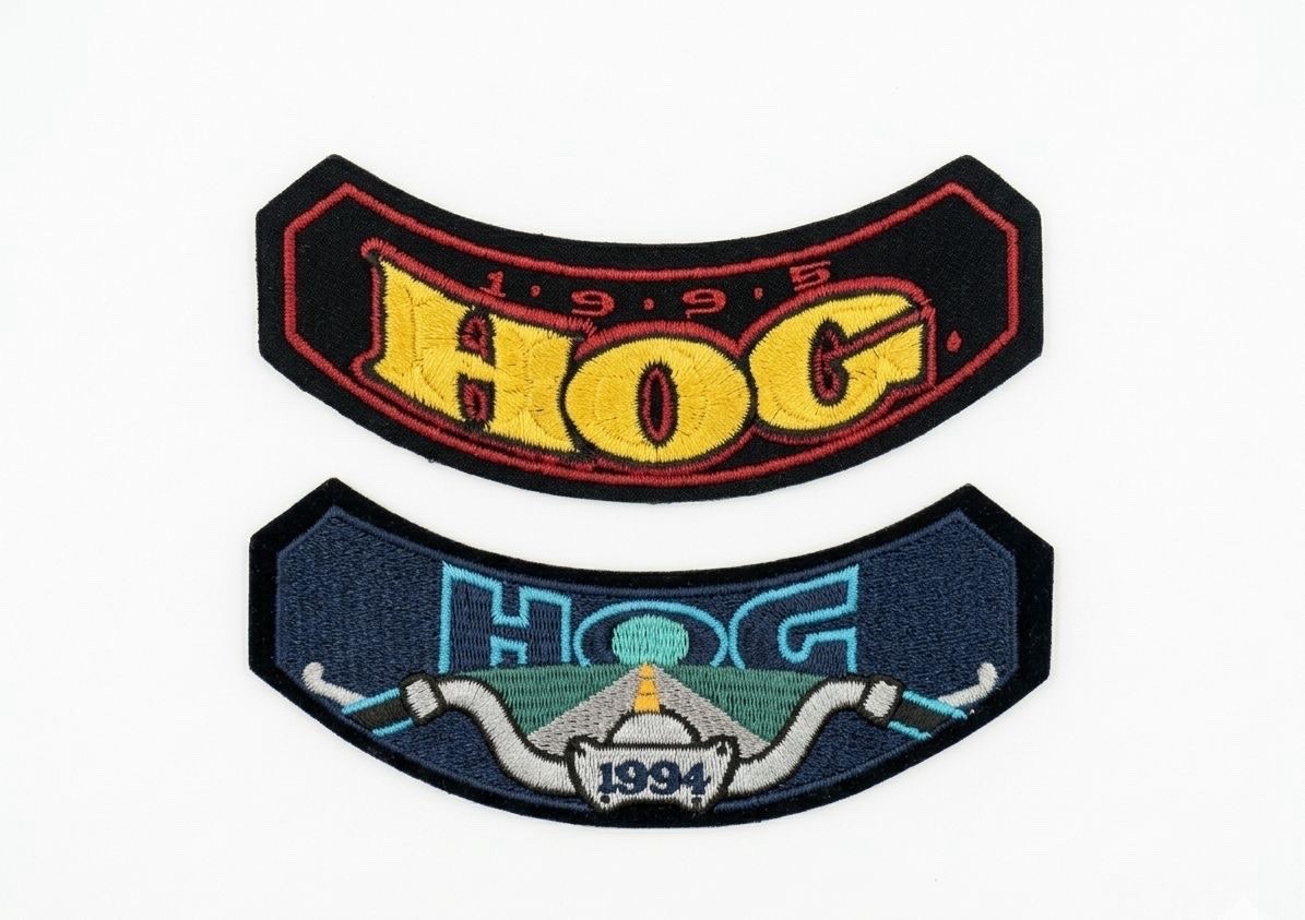 Vintage Harley-Davidson Patch Lot W/ 40 - Eagles, HOG, Daytona, Lady Harley, USA