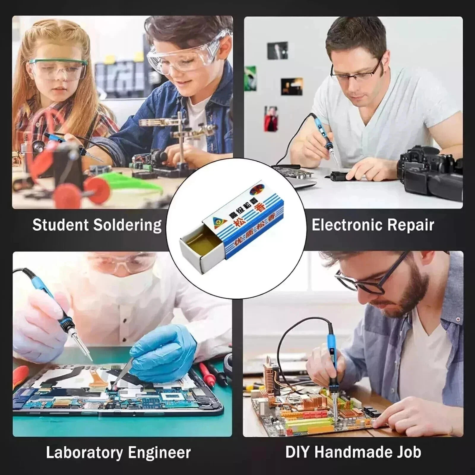 80W Electric Soldering Iron Welding Gun Tool Kit Solder Wire Desoldering Pumps