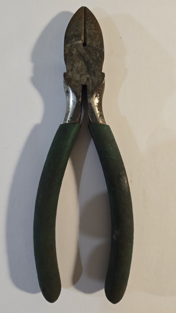 6" Precision Wire Cutting Pliers Snipping Tool DIY Green Handle Hand Tool