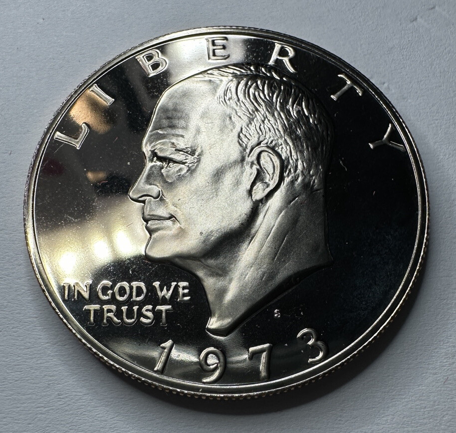 1973-S Eisenhower "IKE" $1 Dollar PROOF Coin from US Mint Proof Set