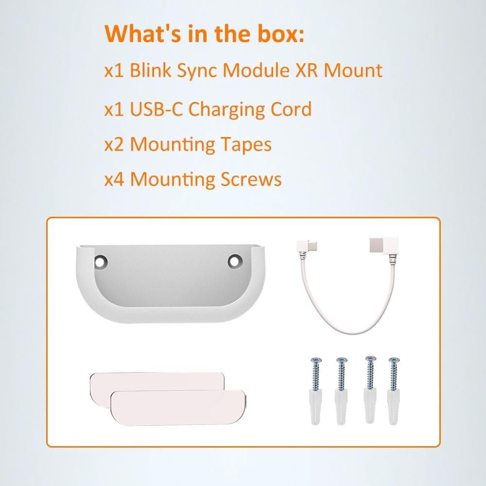 Blink Sync Module XR Space-Saving Wall Mount - Hassle-Free Installation Included