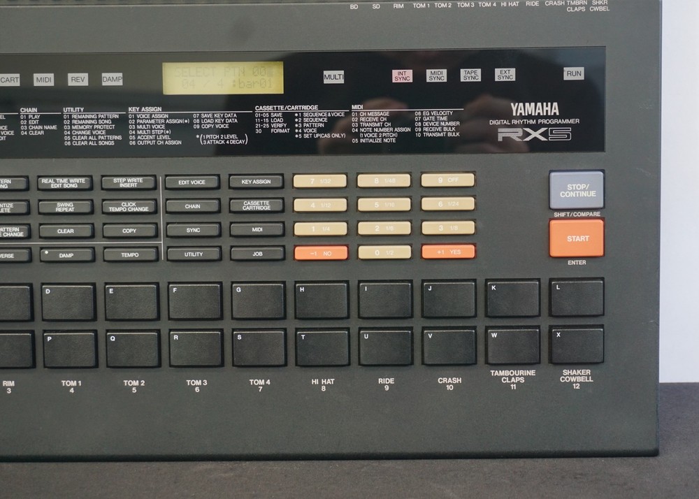 Yamaha RX5 80's Digital Rhythm Programmer - Drum Machine Sequencer W/ Road Case