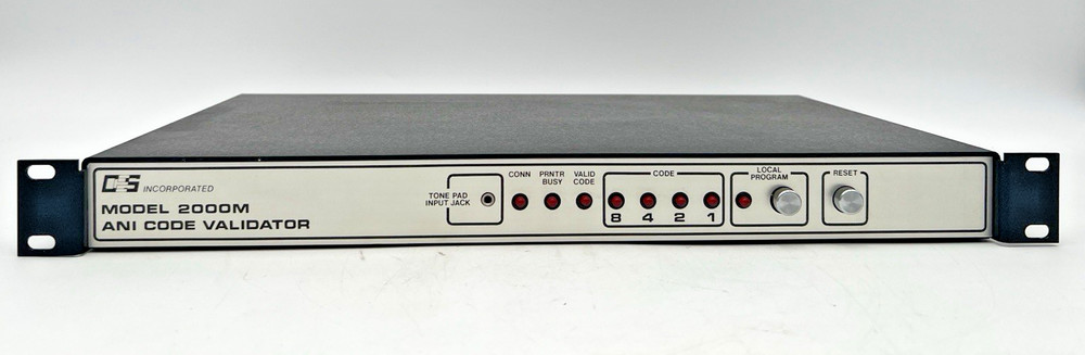 CES INC. ANI CODE VALIDATOR MODEL 2000M AUTOMATIC NUMBER IDENTIFICATION