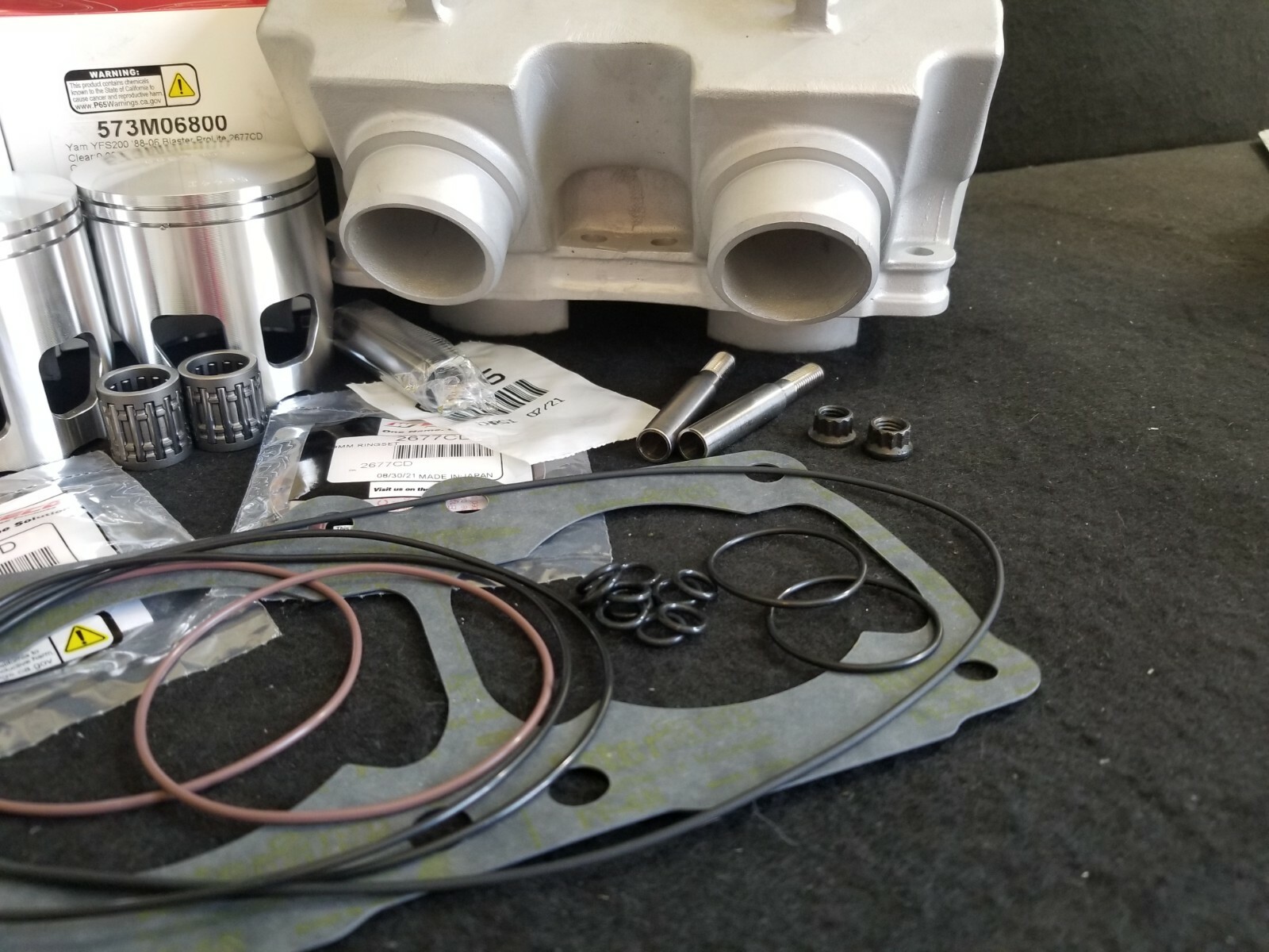 Yamaha Banshee 421 Cub Cylinder 68mm Top End Rebuild Kit 4 mil CPI Cheetah