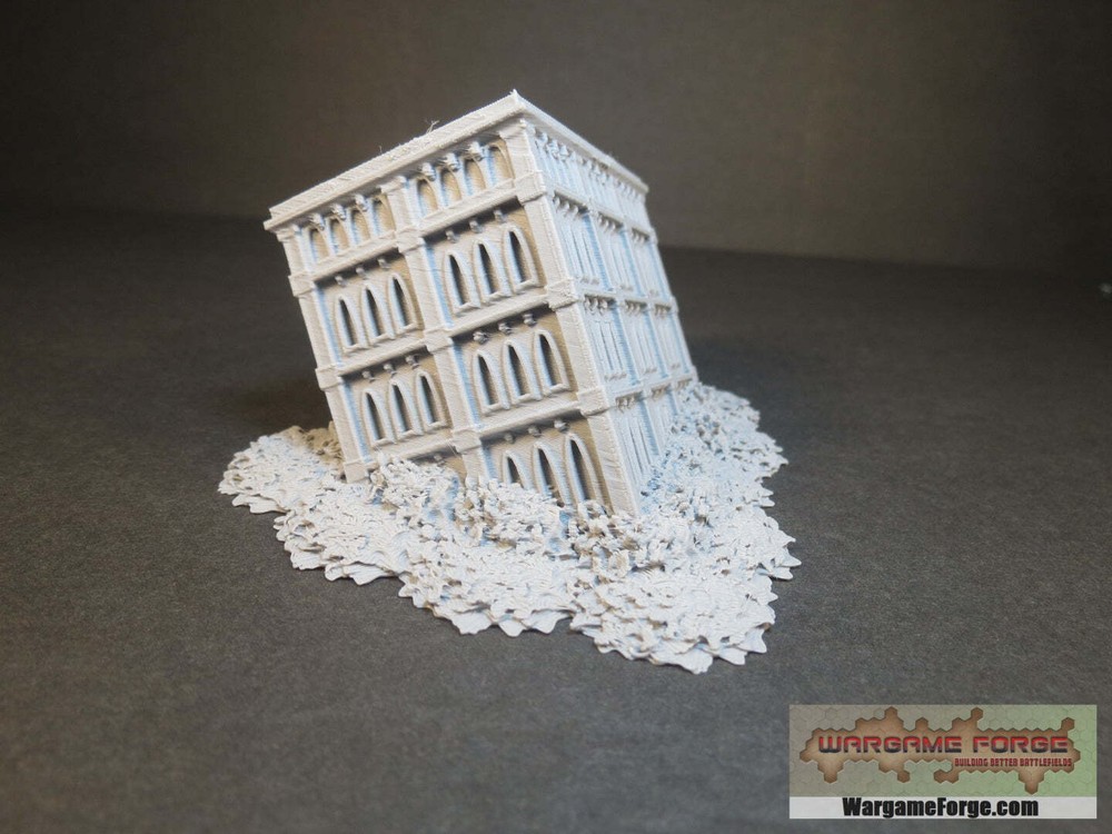 Gothic Ruined Building 19 - Wargame Forge