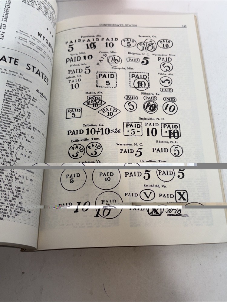 American Stampless Cover Catalog E.N. Sampson 1965