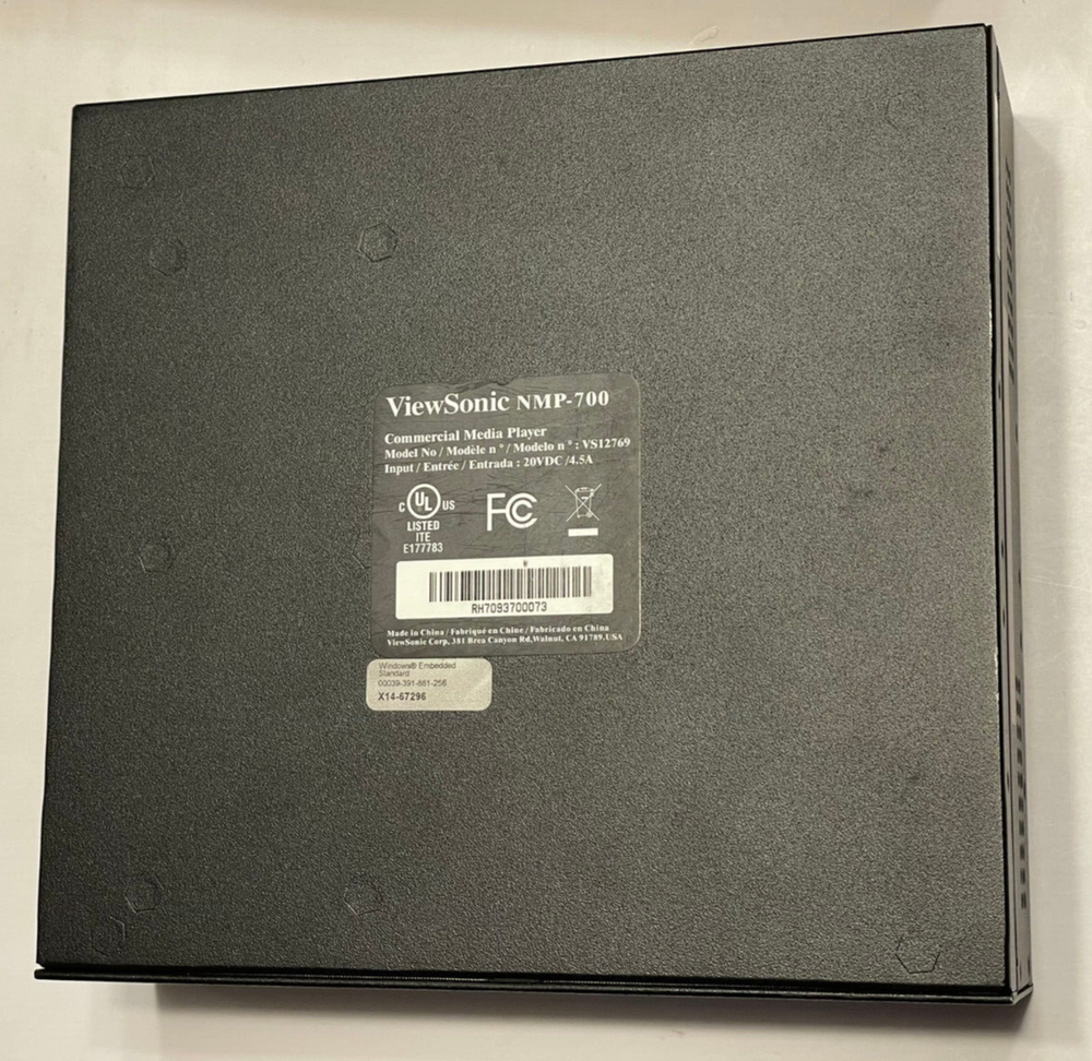 ViewSonic NMP-700 Network Media Player - Excellent Condition