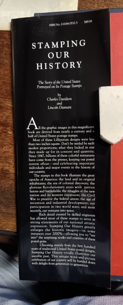 "STAMPING OUR HISTORY" by C. Davidson & L. Diamant ...Hardback w Dust Jacket