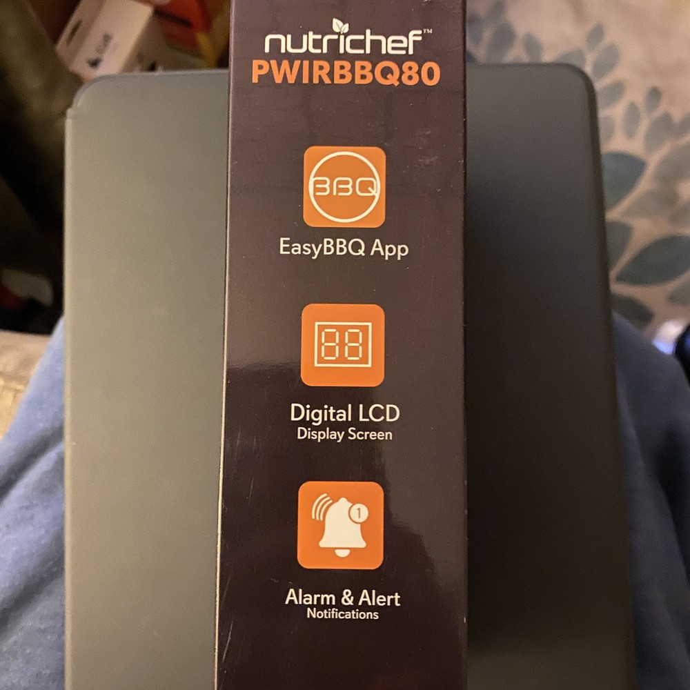 Nutrichef Bluetooth Wireless BBQ Digital Thermometer -PWIRBBQ80