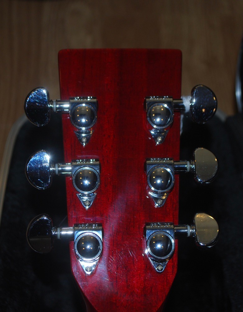 Zager ZAD 50 OM Acoustic Electric Guitar With Zager Hard Shell Case