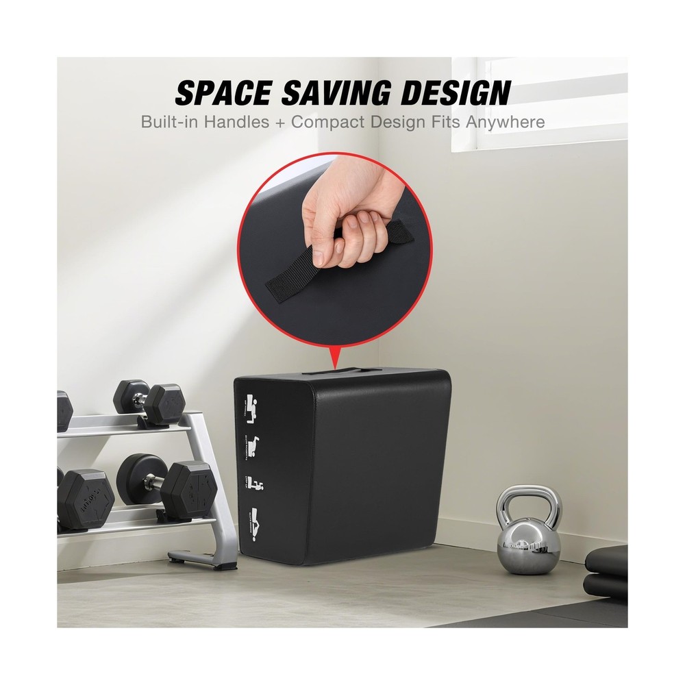 WARMOUNTS Hip Thrust Bench, Multi-Functional Hip Thrust Machine for Strength ...