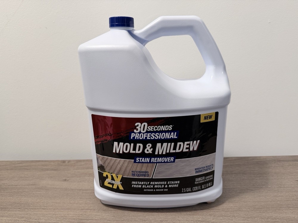 30 Seconds Professional Mold & Mildew Stain Remover Multi-Surface 2.5 gal