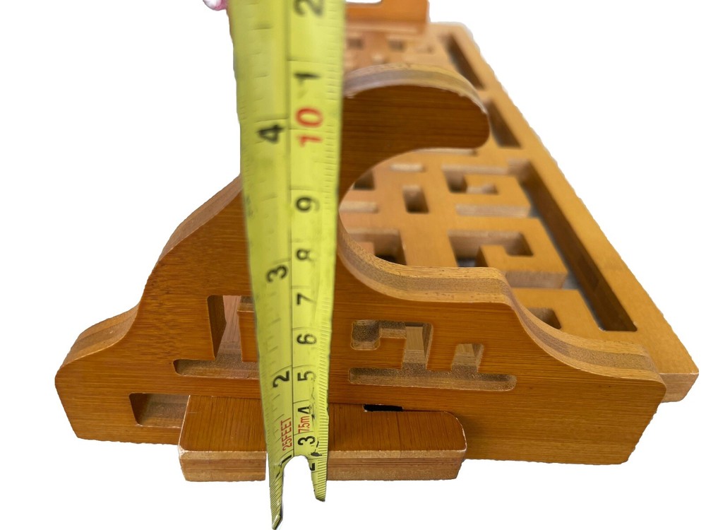 Classical Sword Holder Wall Mount Bamboo Samurai Sword 🗡️Rack Hanger Display