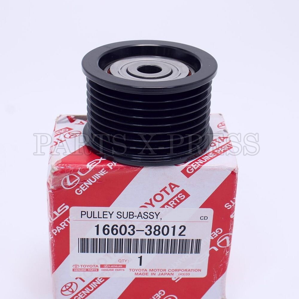 NEW GENUINE OEM TOYOTA TUNDRA LEXUS 1660338012 ACCESSORY DRIVE BELT IDLER PULLEY