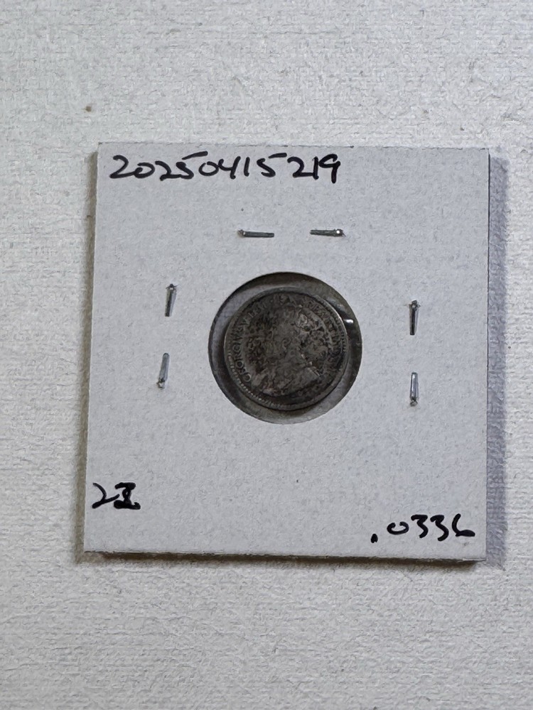 1919 Canada 5 Cents Silver Coin