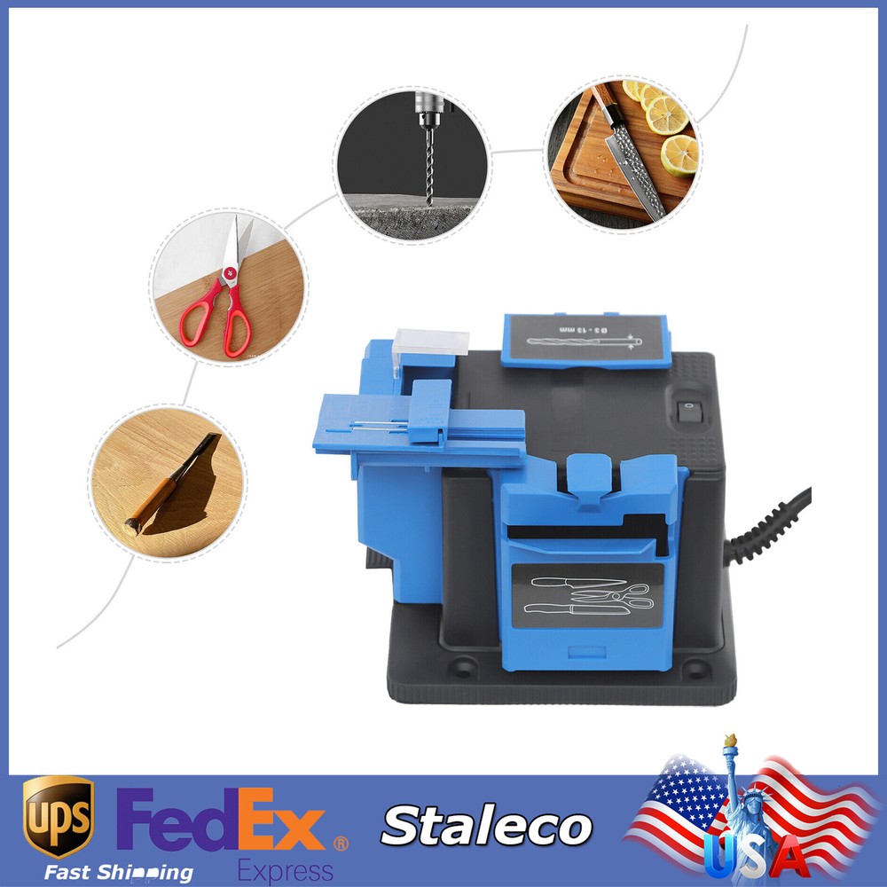 Electric Multi-Task Sharpening Machine Knife Scissor Drill Bit Chisel Sharpener