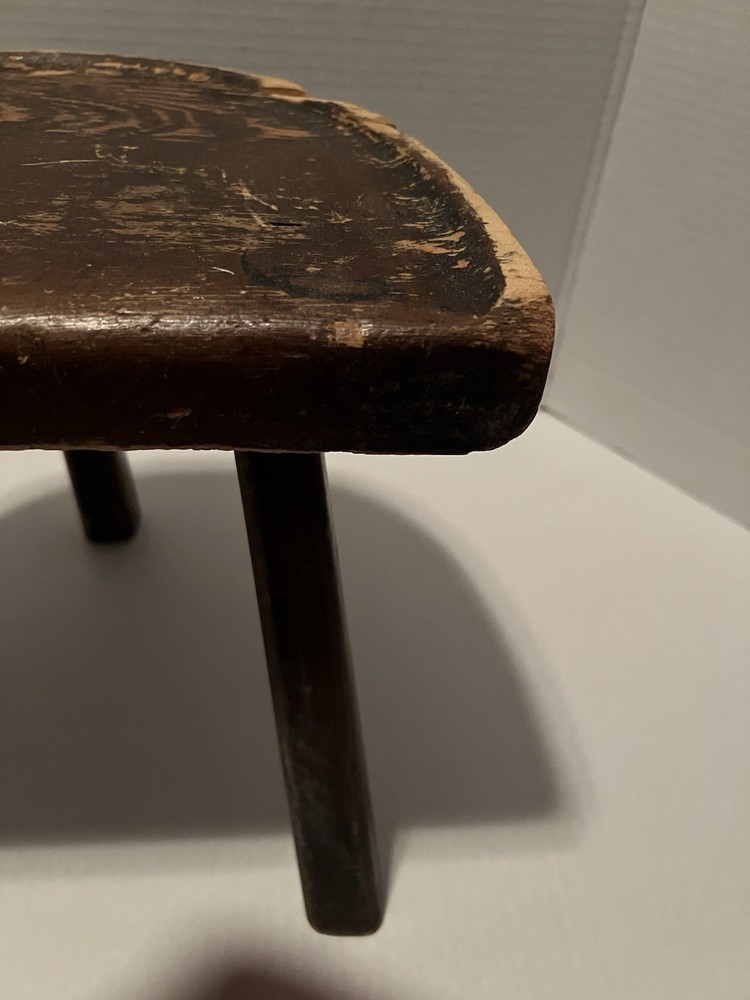 Antique Three Legged Tripod Milking Stool