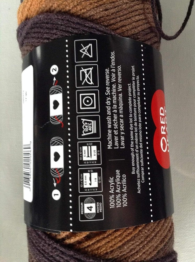 Super Saver yarn, Latte Stripe