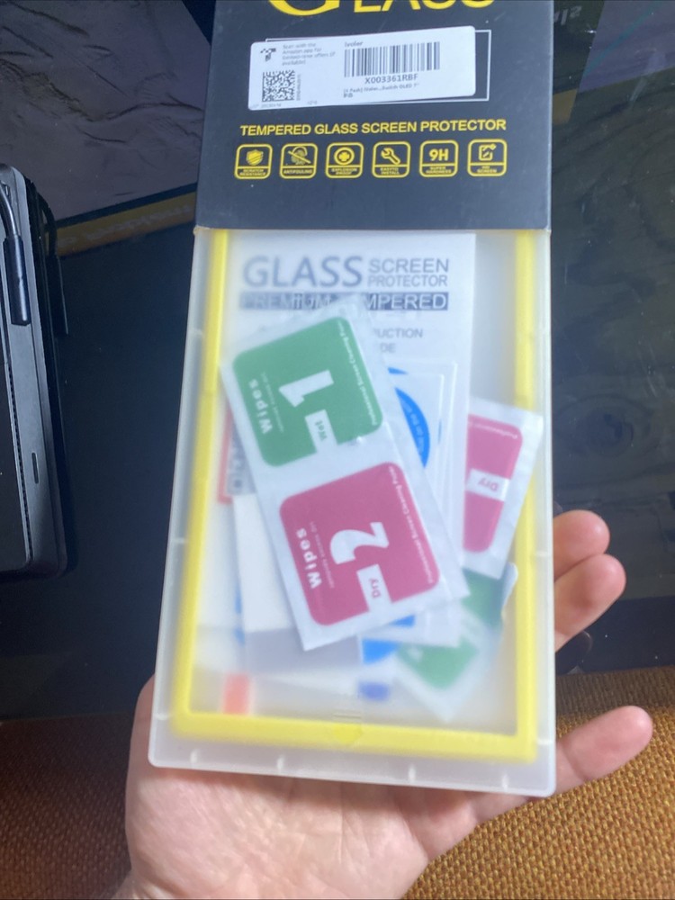 Ivolver Tempered Glass Screen Protector For Nintendo Switch OLED 7 (3/4 pack)