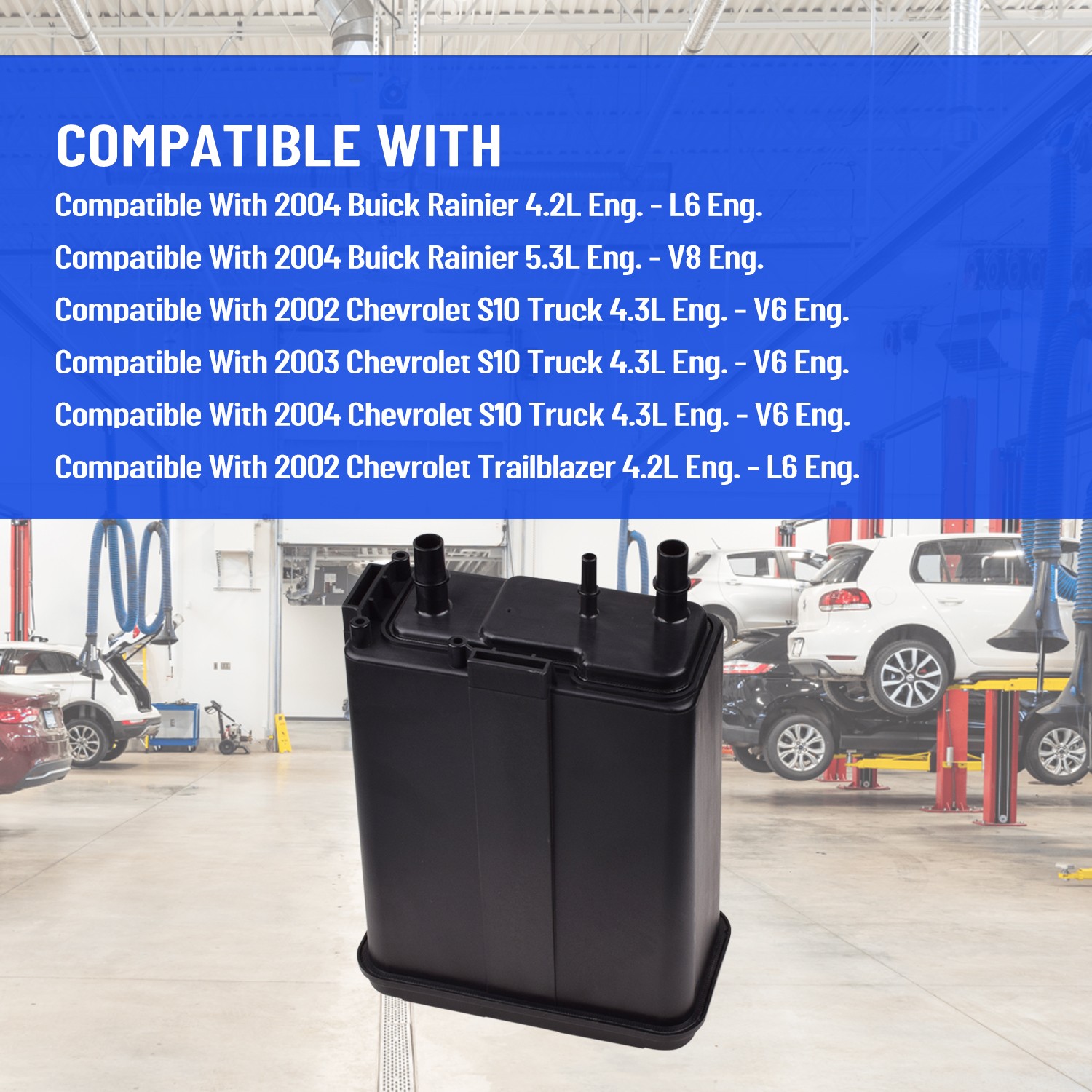 17113682 911-267 Charcoal Canister Fits Chevy S10 Pickup GMC Jimmy 2002-2004