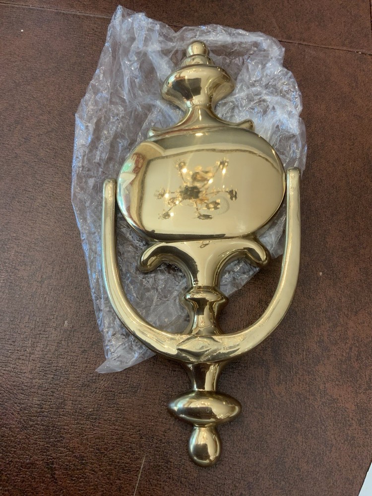 Hampton Brass Solid Lacquered Knocker