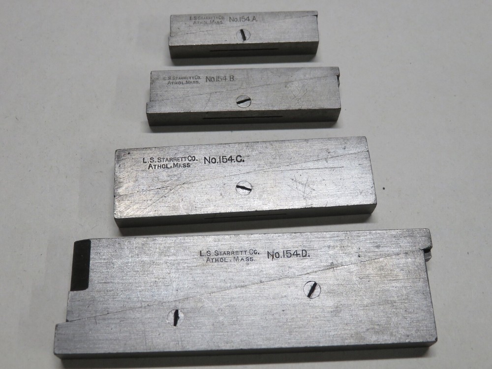 Starrett Adjustable Parallel Set 154 A-D