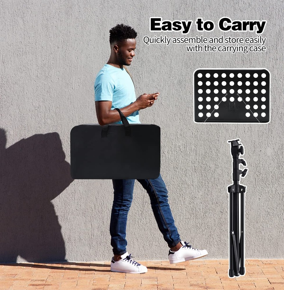 1/2/3 Pack Sheet Music Stand, Adjustable Standard Version, 1 pack black